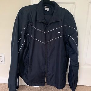 Never worn Nike zip wind breaker top